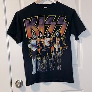 Anvil KISS black band tee sz M